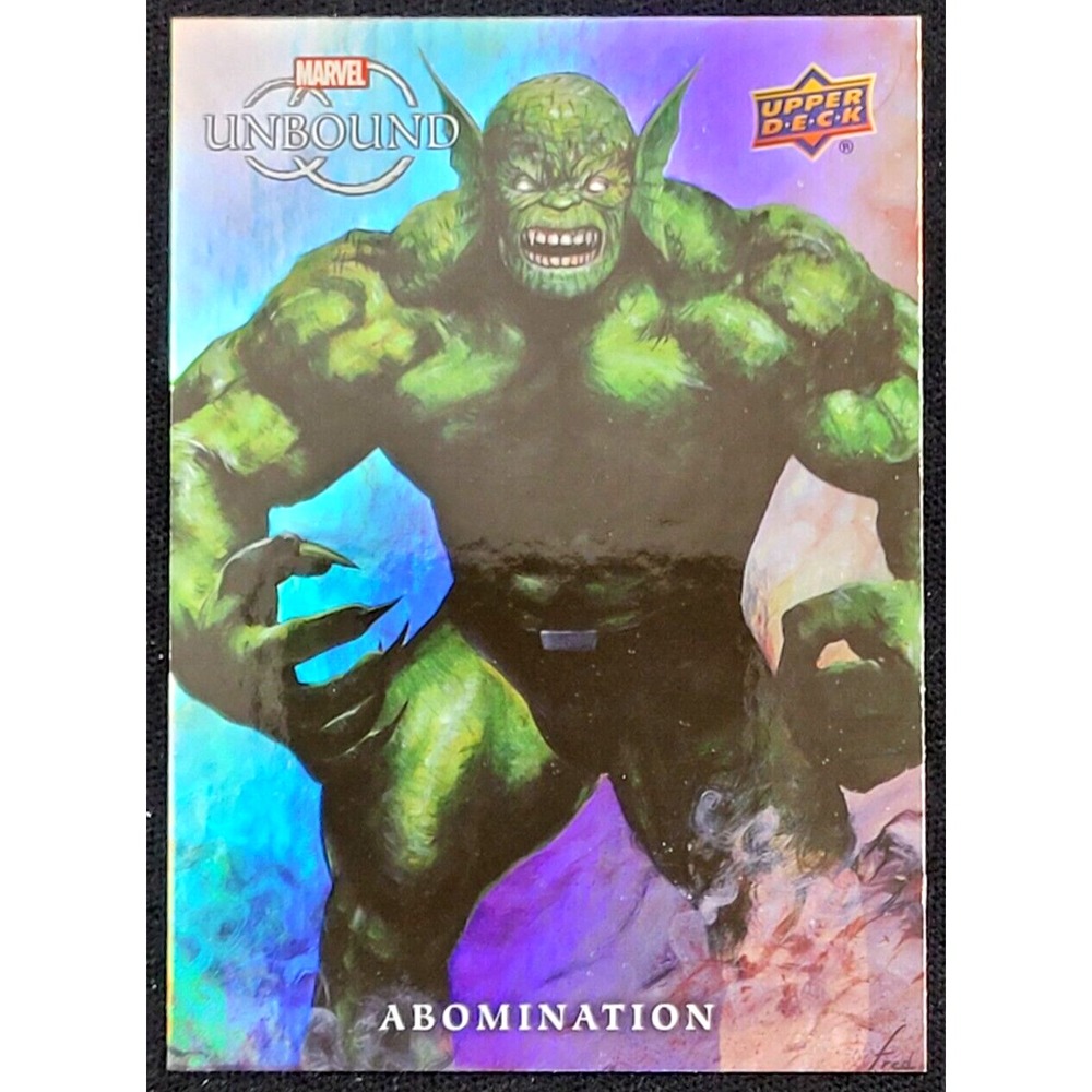 2022 MARVEL UNBOUND ABOMINATION RAINBOW‎ FOIL